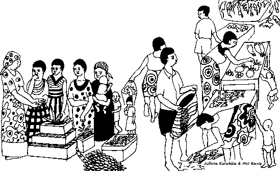 Illustration 5; At the Market Place