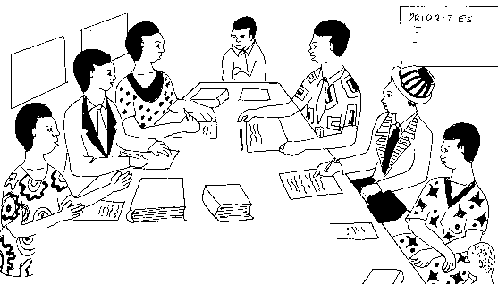 Illustration 5: Beobachtung des Gemeindeführungsplanungsmeetings