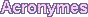 Acronymes