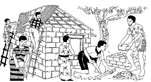 Illustration 13: Action communautaire ; construction