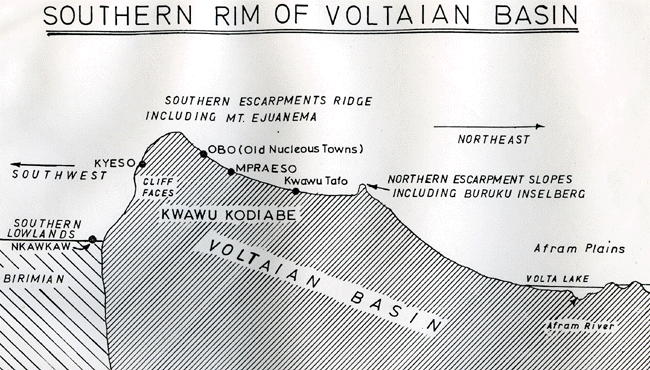 Géologie du Kwawu